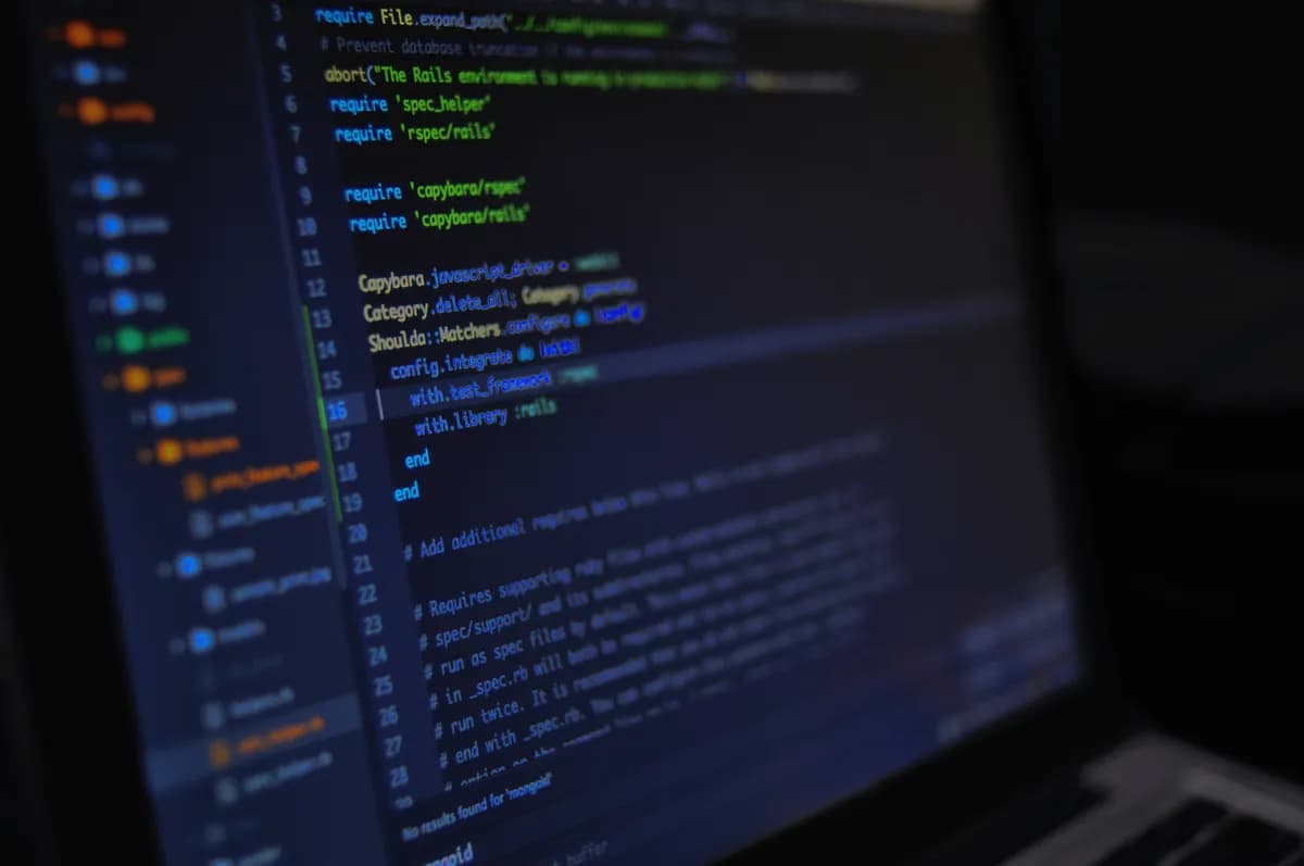 Programming code on screen during system modernization